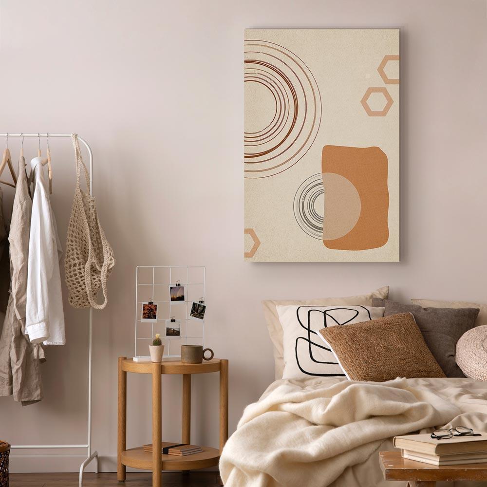 Leinwandbild - Sand Castles (1 Part) Vertical