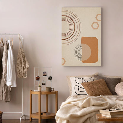 Leinwandbild - Sand Castles (1 Part) Vertical