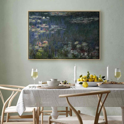 Leinwandbild - Claude Monet – Waterlilies: Green Reflections