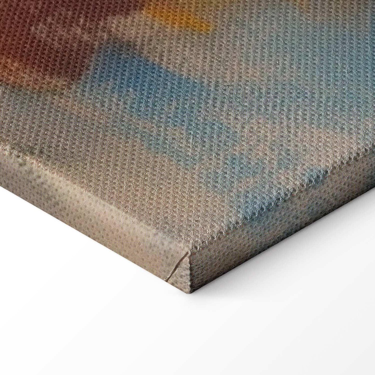 Leinwandbild - Flowery bench - impressionist painting full of flowers