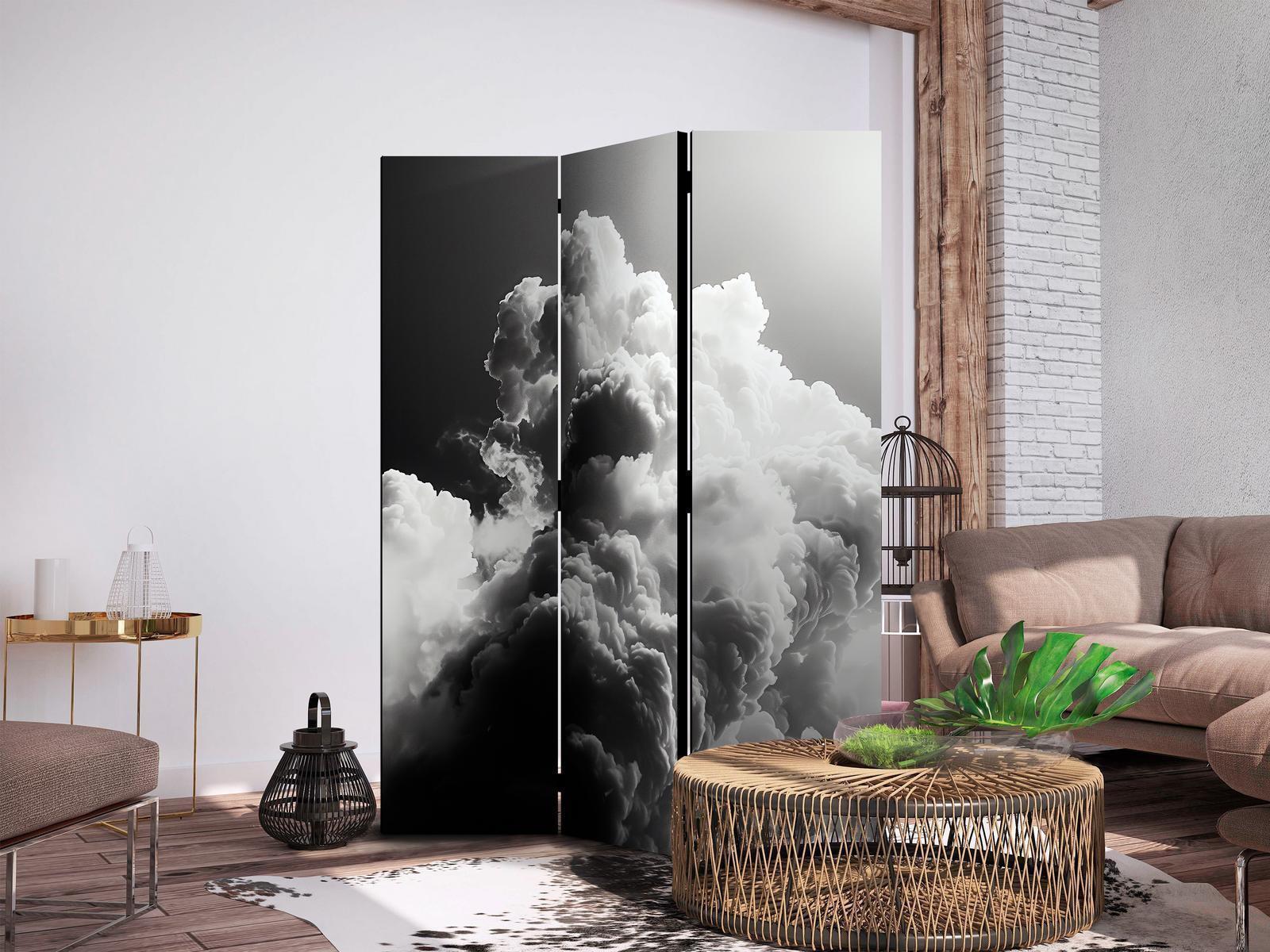 Paravent - Clouds Like a Dream: Let the Sun Illuminate Your Day – A Visual Feast Artgeist