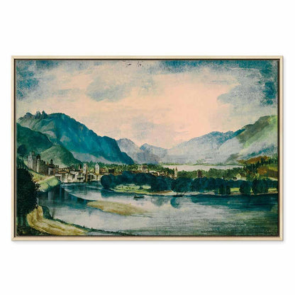 Leinwandbild - Albrecht Dürer – View of Trento from the North