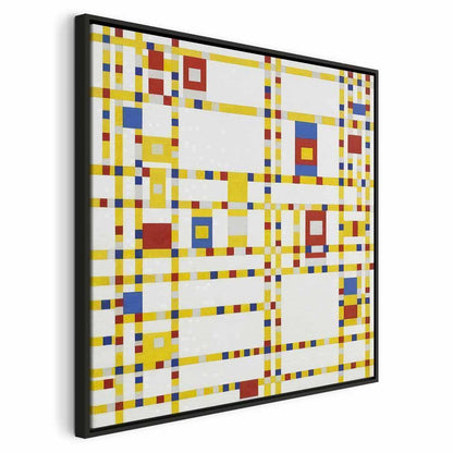 Leinwandbild - Piet Mondrian – Broadway Boogie Woogie