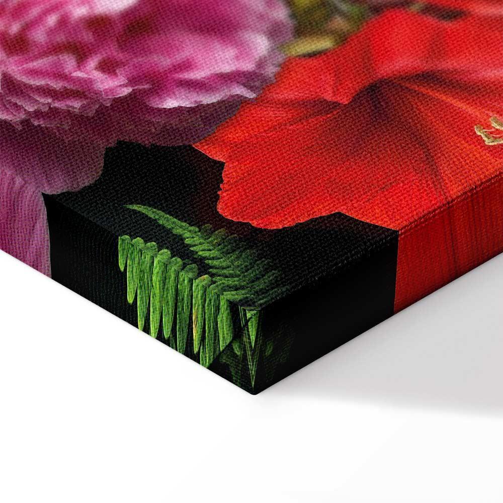 Leinwandbild - Floral Symphony (1 Part) Vertical