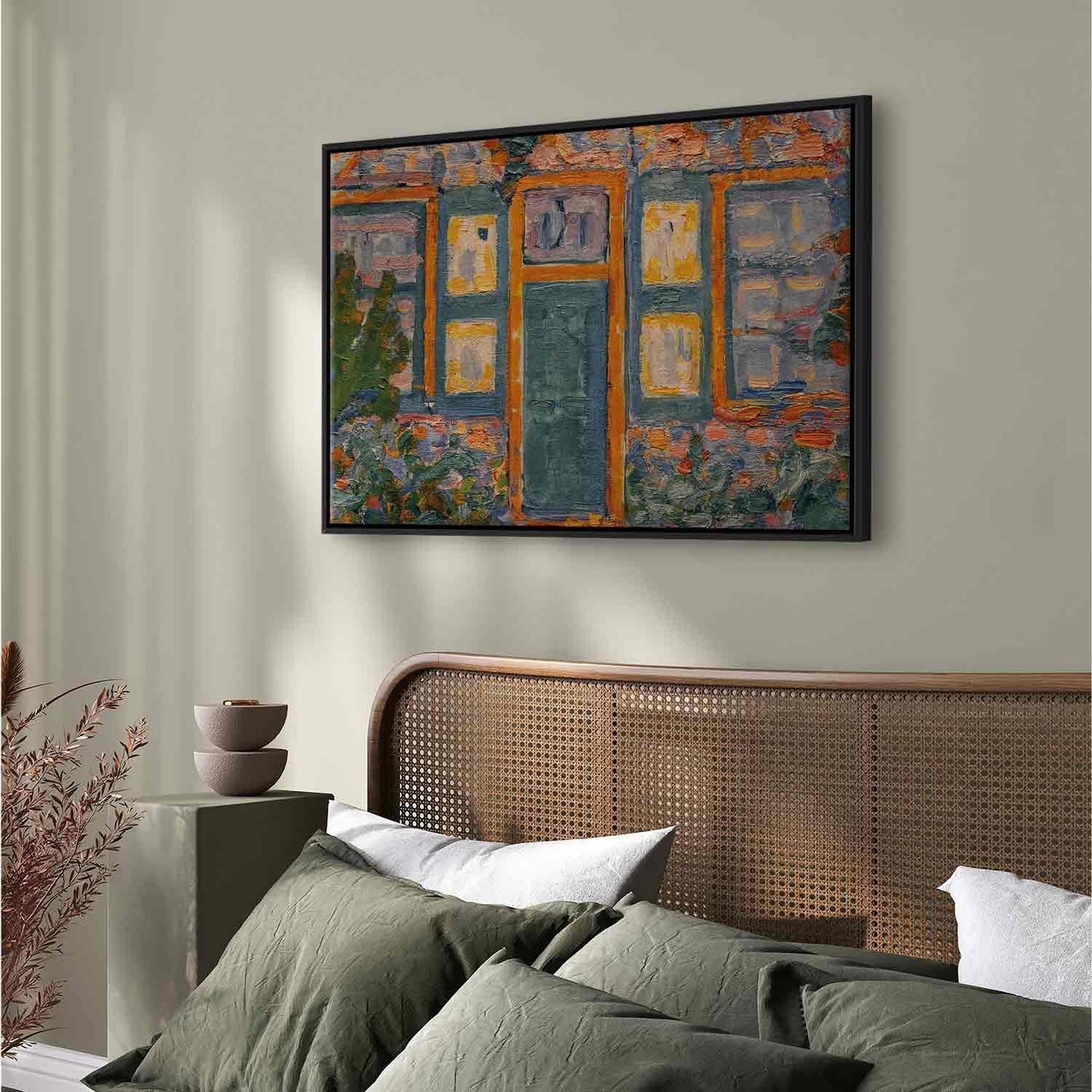 Leinwandbild - House in Sunlight (Piet Mondrian) Artgeist