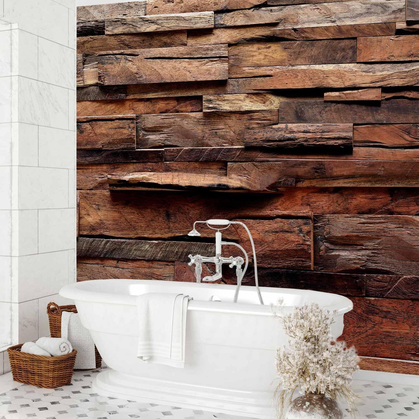 Fototapete - Rustic Style: Forest Cottage