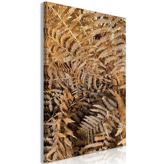Leinwandbild - Mysterious Fern (1 Part) Vertical Artgeist