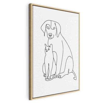 Leinwandbild - Best Friends (1 Part) Vertical