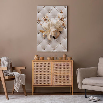 Leinwandbild - Diamond Lilies (1 Part) Vertical