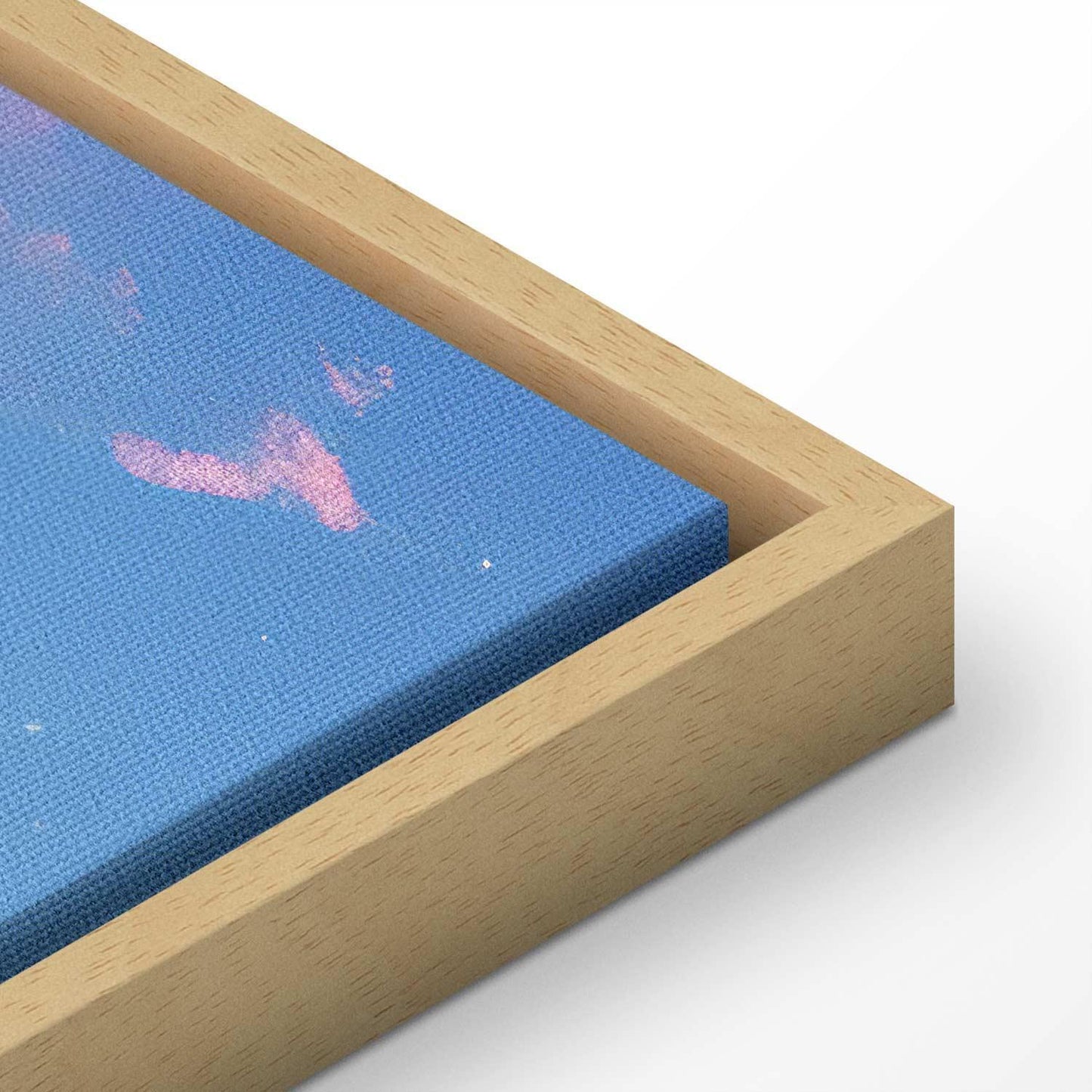 Leinwandbild - Night Concert in the Mountains: Clouds Illuminated by the Last Rays of the Sun