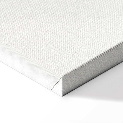 Leinwandbild - Eiffel Tower Simple Graphics in Black and White