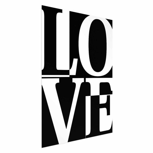 Poster - Black-and-White Love Artgeist