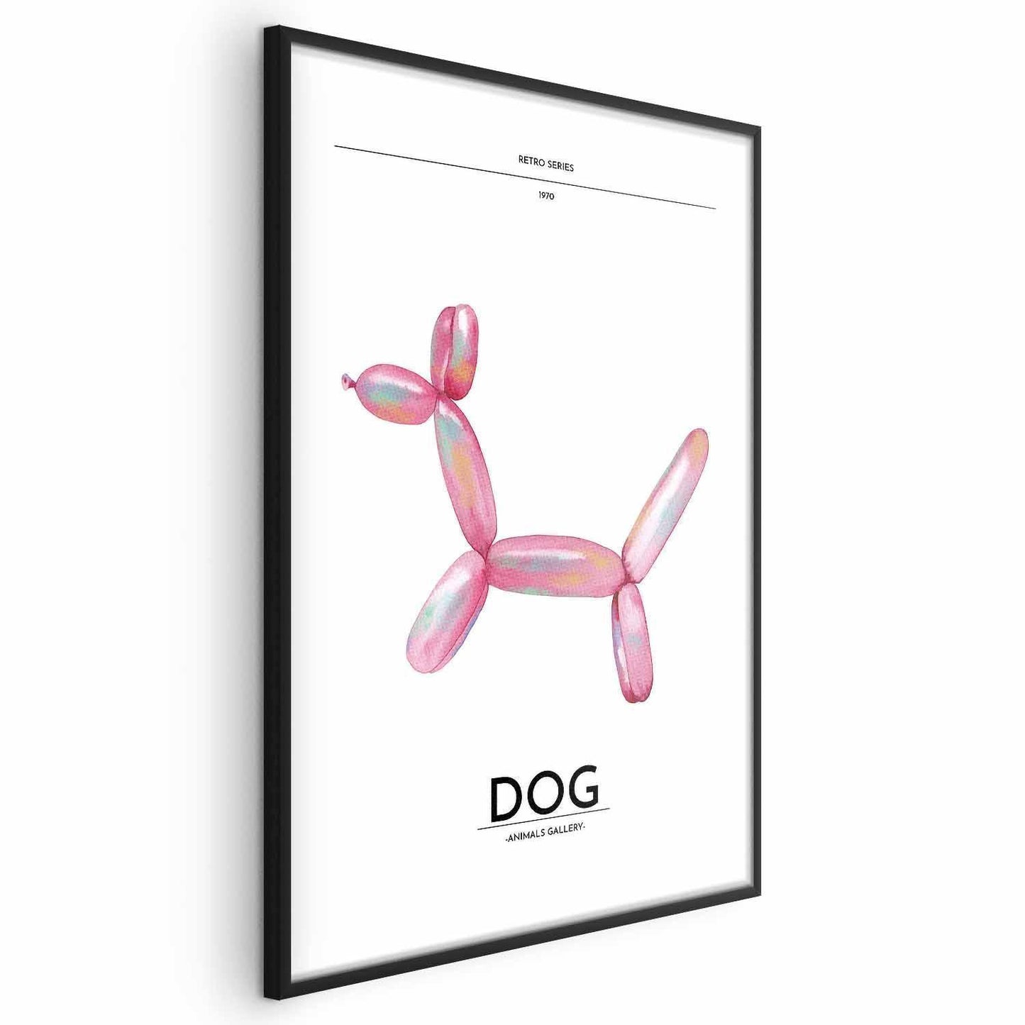 Poster - Holo-Dog - Colorful Retro Dog