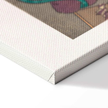 Leinwandbild - Woodcut (1 Part) Vertical