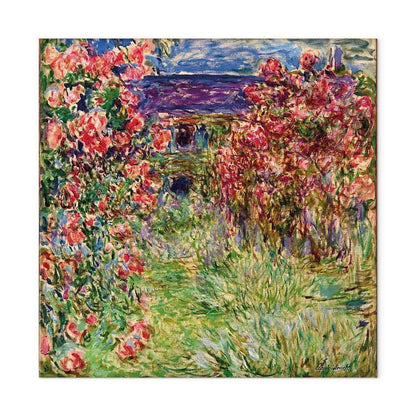 Leinwandbild - Claude Monet – La maison dans les roses