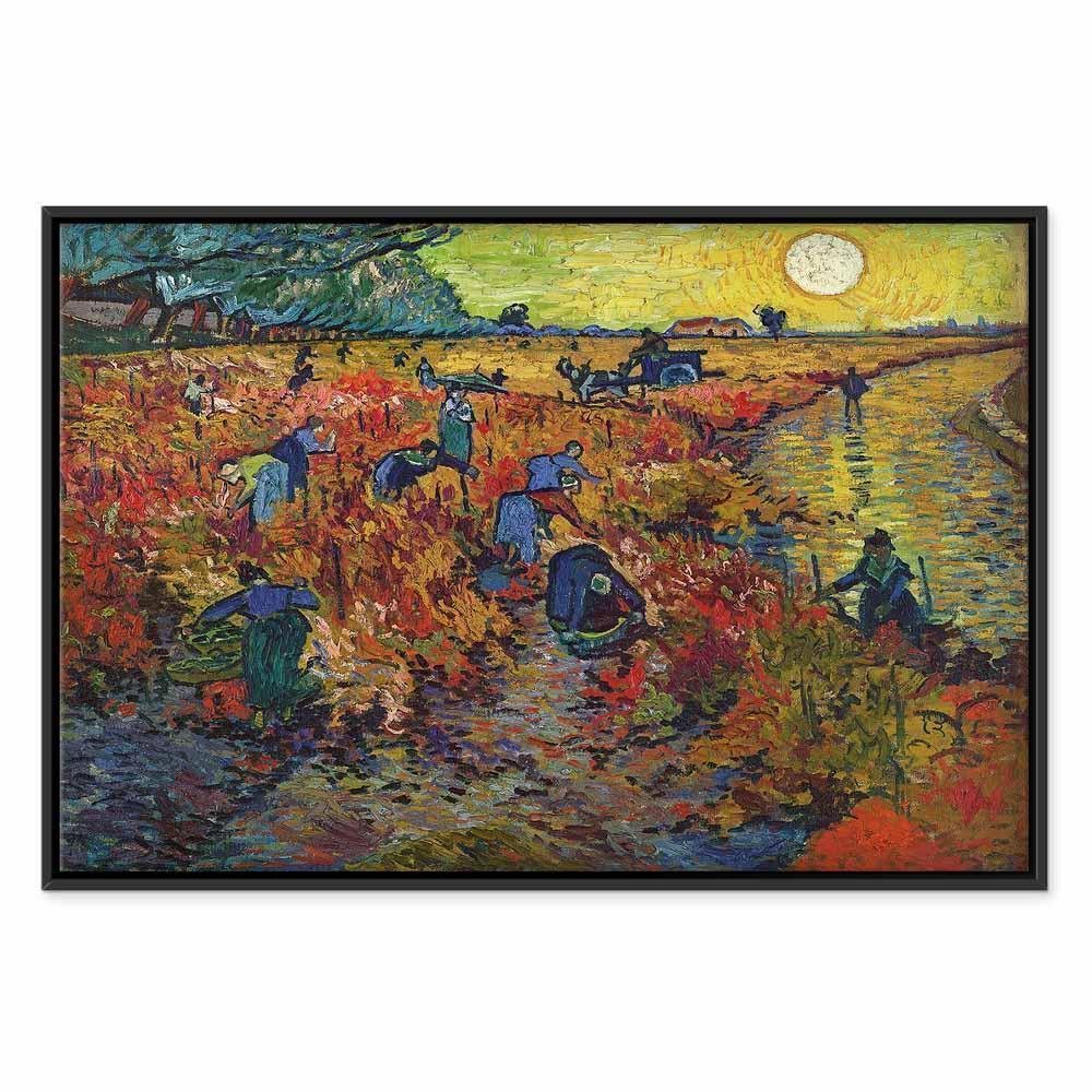Leinwandbild - Vincent van Gogh – The Red Vineyard