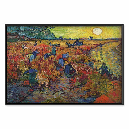 Leinwandbild - Vincent van Gogh – The Red Vineyard