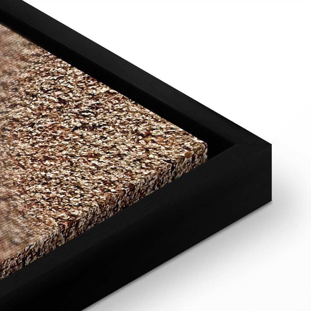 Leinwandbild - Feather on the Sand (1 Part) Vertical