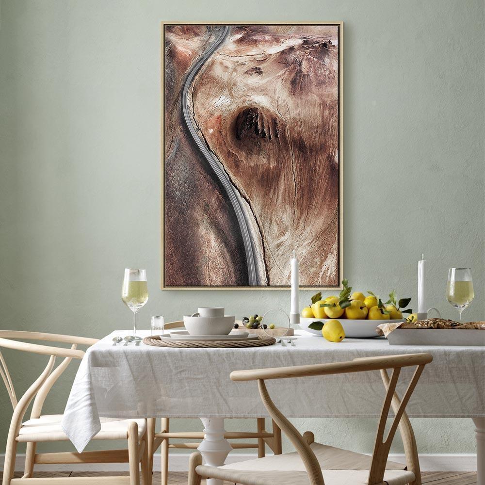 Leinwandbild - Mountain Serpentine (1 Part) Vertical