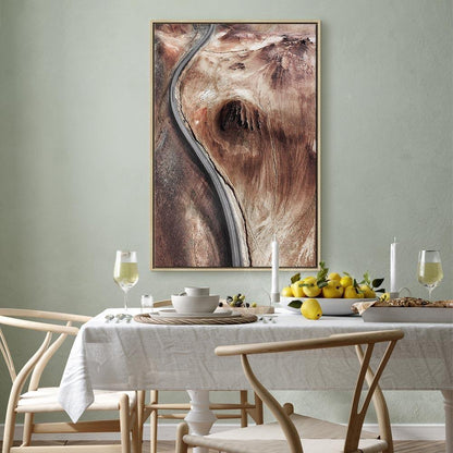 Leinwandbild - Mountain Serpentine (1 Part) Vertical