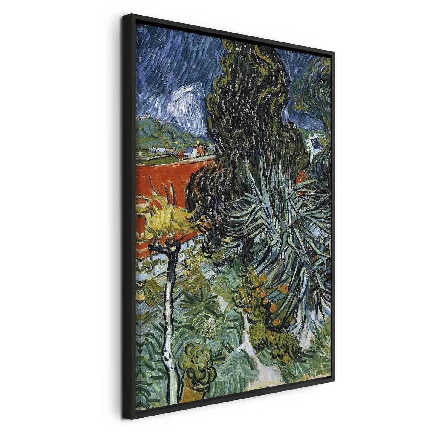 Leinwandbild - The Garden of Dr Gachet in Auvers (Vincent Van Gogh) Artgeist