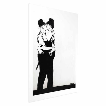 Poster - The Policemen's Kiss Artgeist