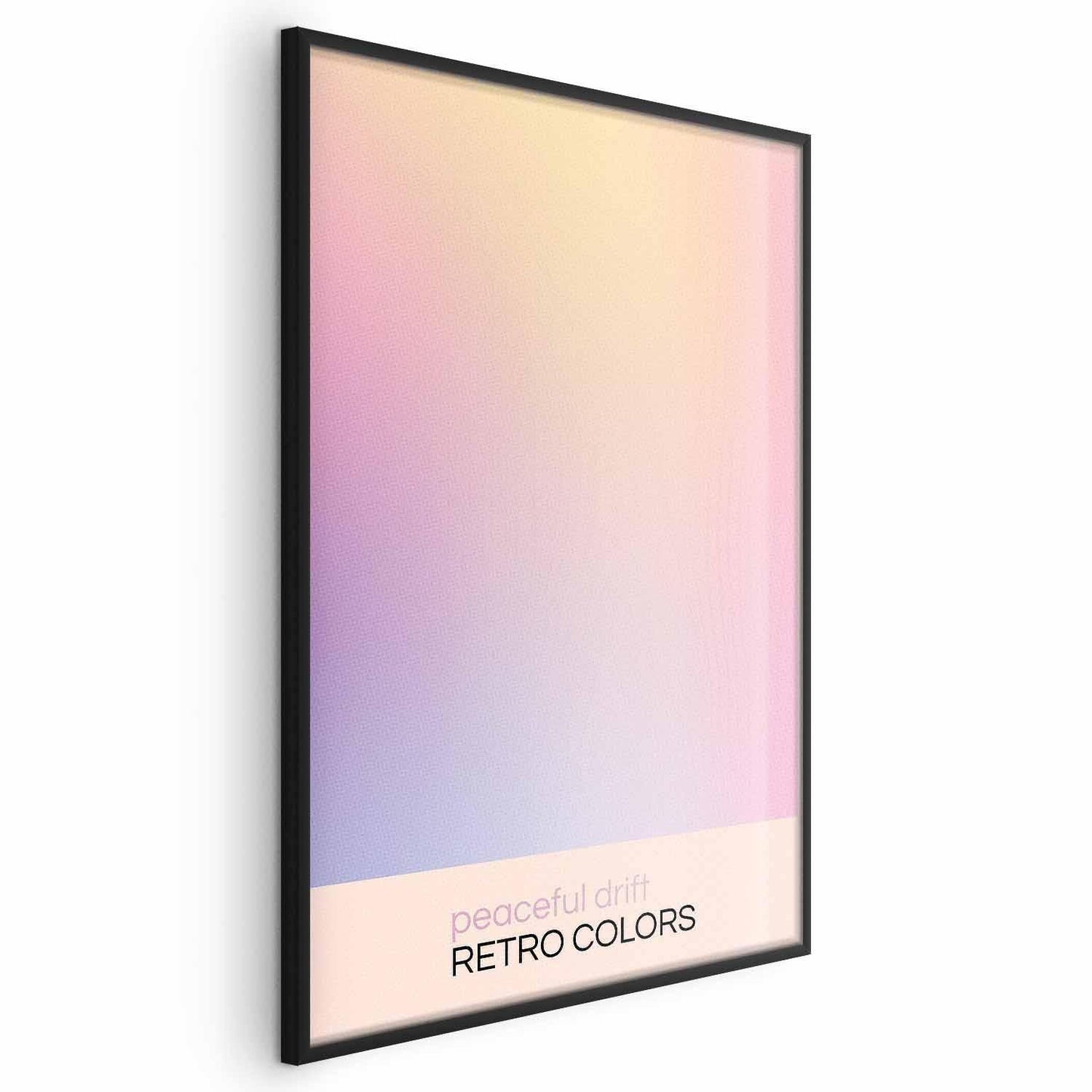 Poster - Peaceful Drift - Delicate Pastel Shades Creating a Harmonious Whole