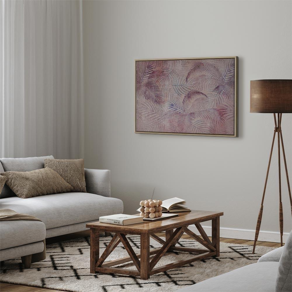 Leinwandbild - Pink Nature (1 Part) Wide