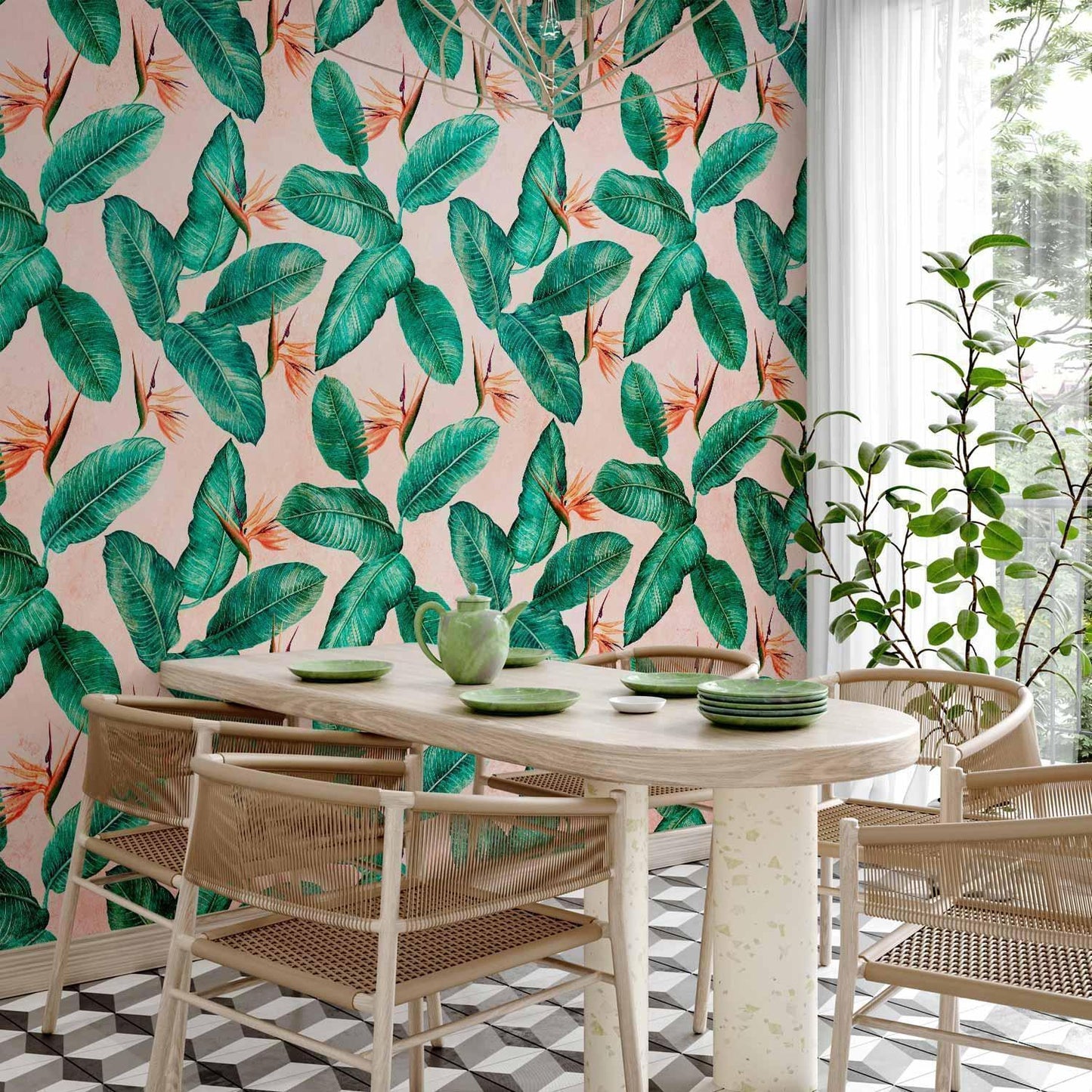 Fototapete - Peace of Wild Bushes - Third Variant