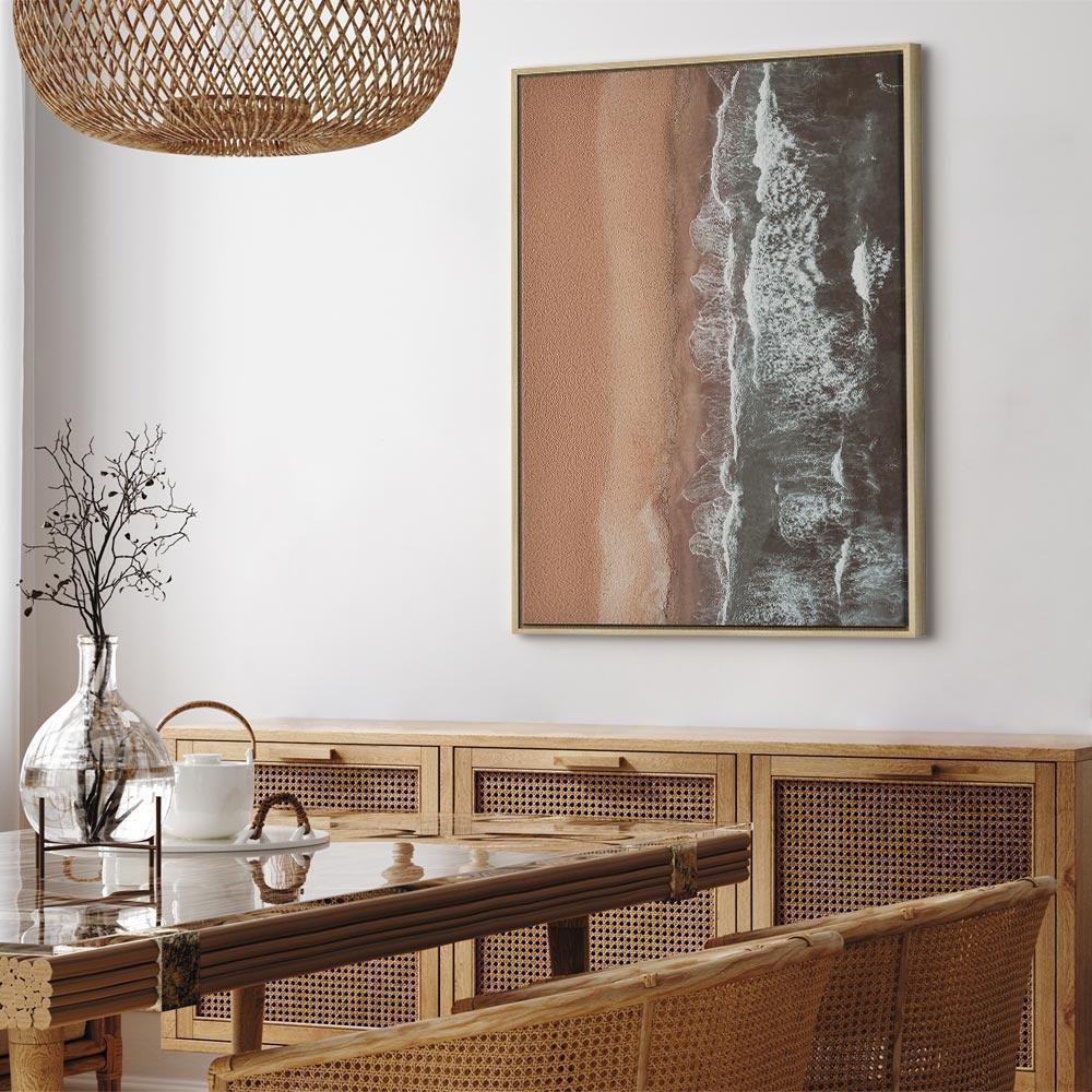 Leinwandbild - Shore Line (1 Part) Vertical