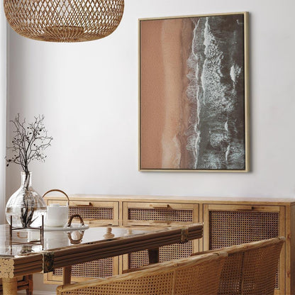 Leinwandbild - Shore Line (1 Part) Vertical