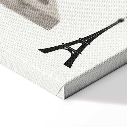 Leinwandbild - Woman With Dog - Illustration