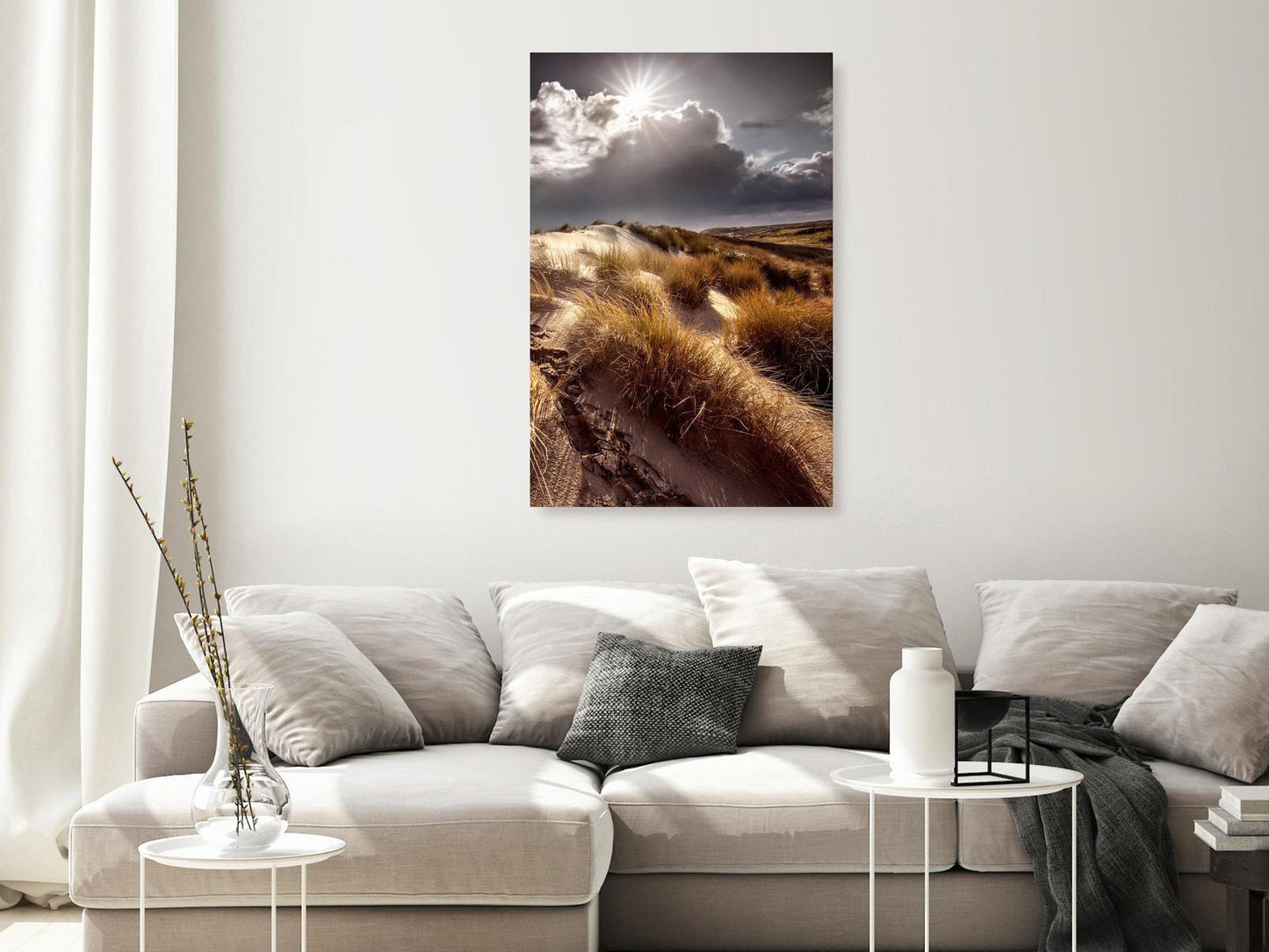 Leinwandbild - Shivering Whispers (1 Part) Vertical Artgeist