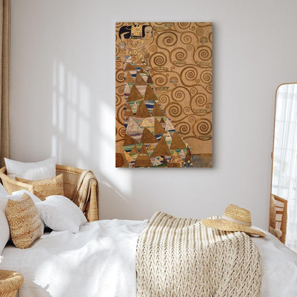 Leinwandbild - Gustav Klimt – Expectation