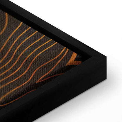 Leinwandbild - Dance of Golden Leaves (1 Part) Wide