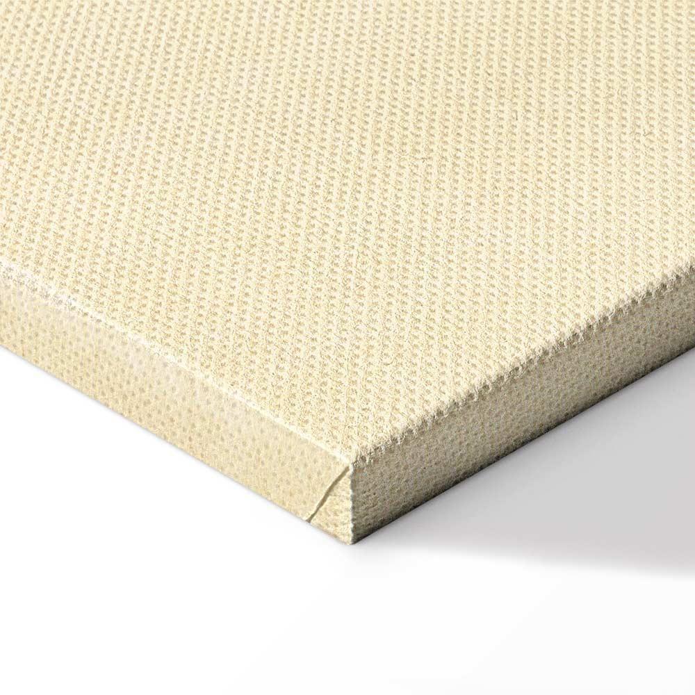 Leinwandbild - Spring Orchard - Hummingbirds Among Tree Branches in Beige Shades