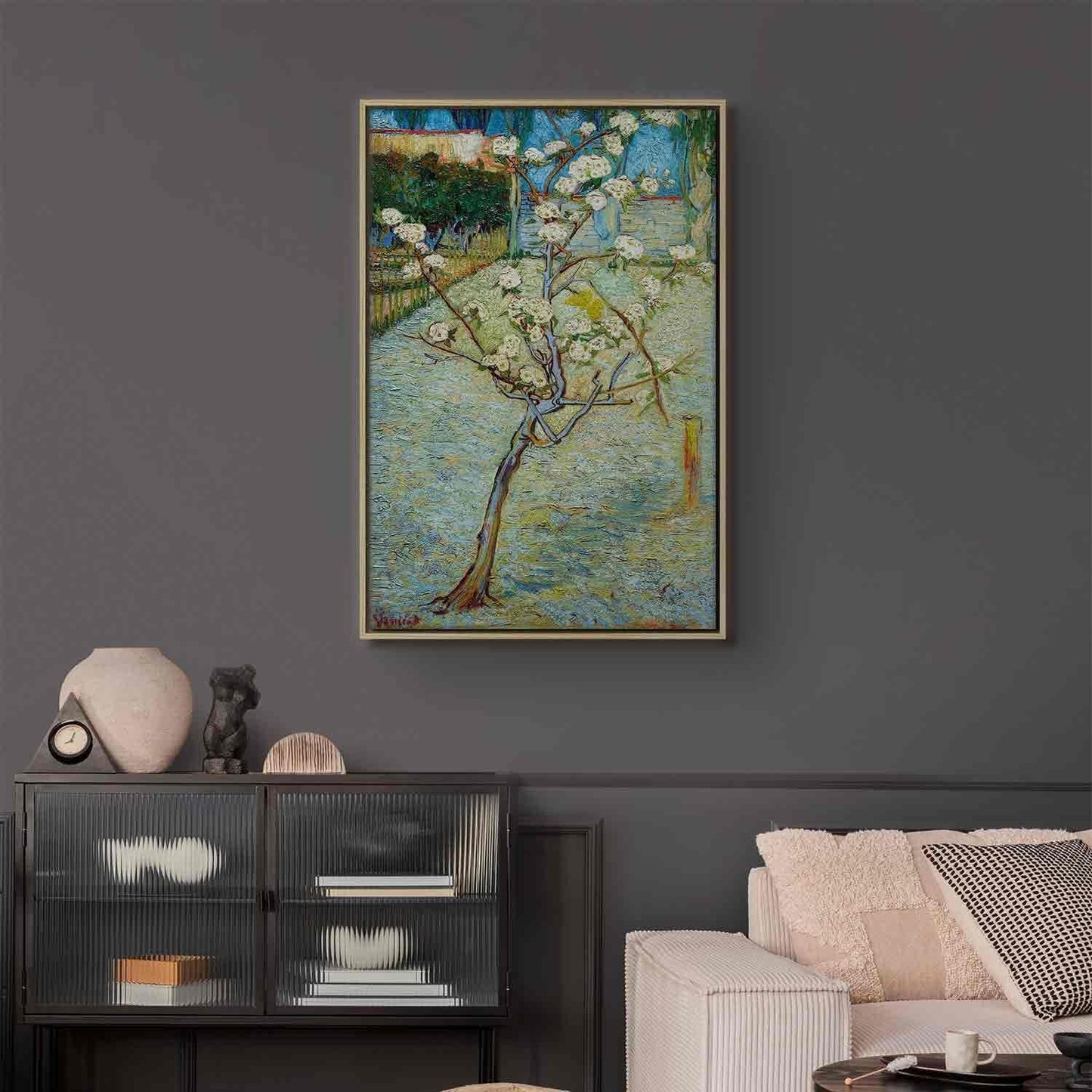 Leinwandbild - Blossoming Pear Tree Artgeist