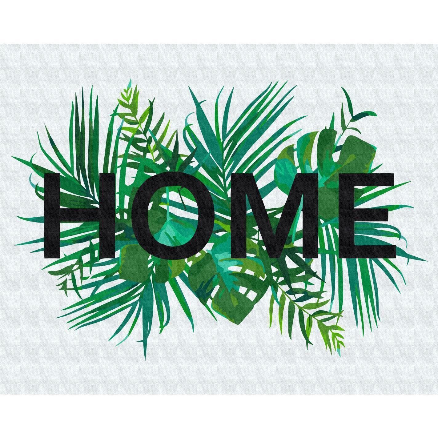 Malen nach Zahlen - Home on the Leaves