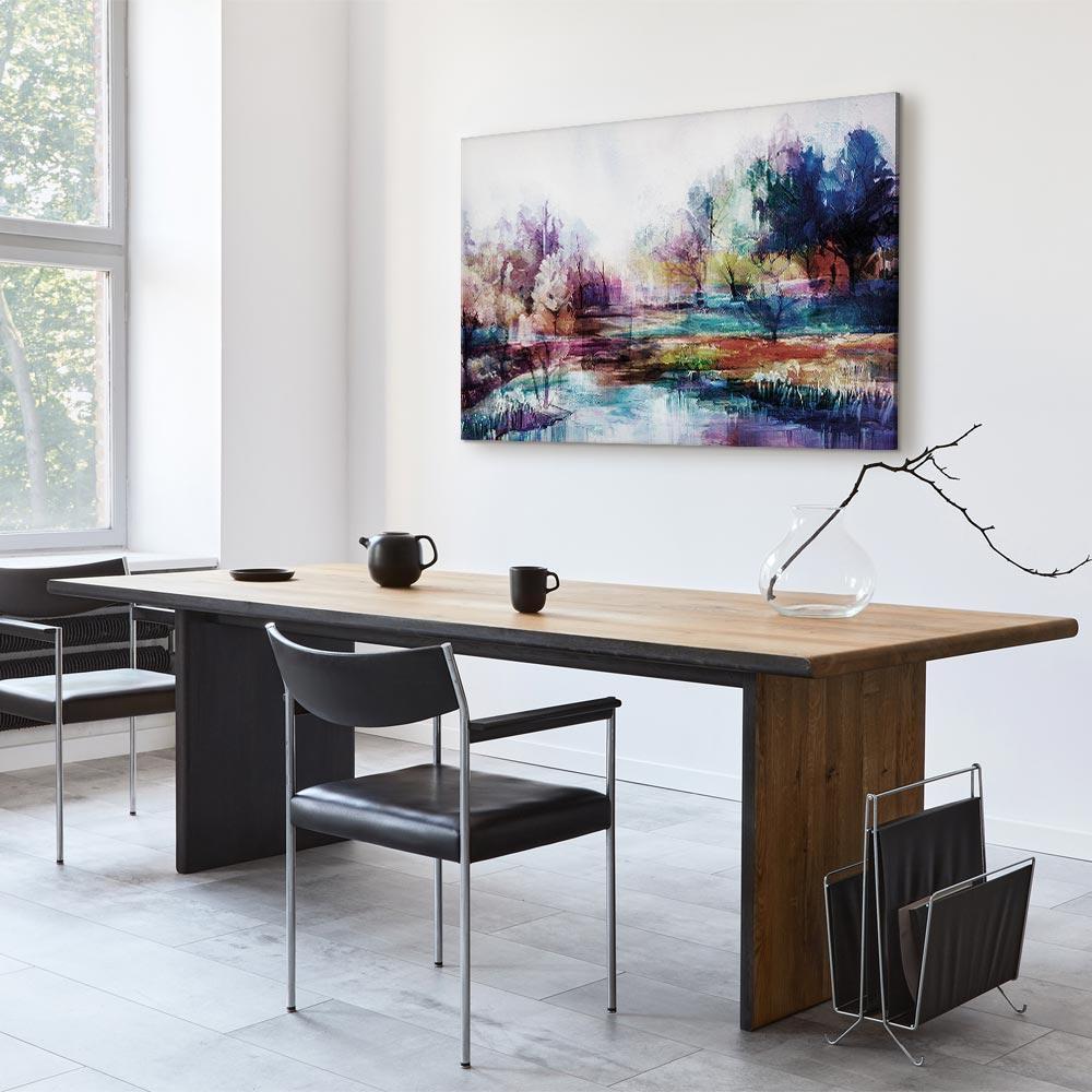 Leinwandbild - World in Paints (1 Part) Wide