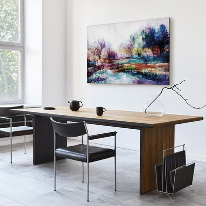 Leinwandbild - World in Paints (1 Part) Wide