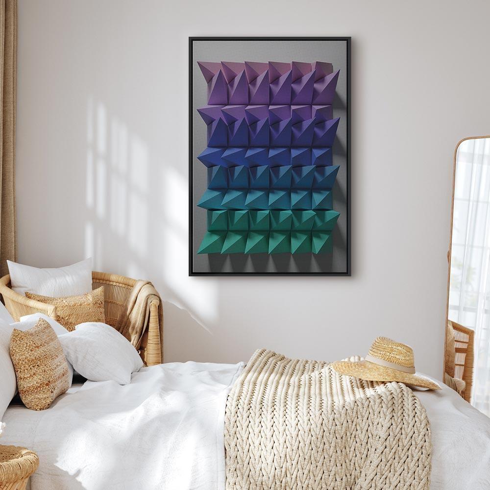 Leinwandbild - Uniform Motion (1 Part) Vertical