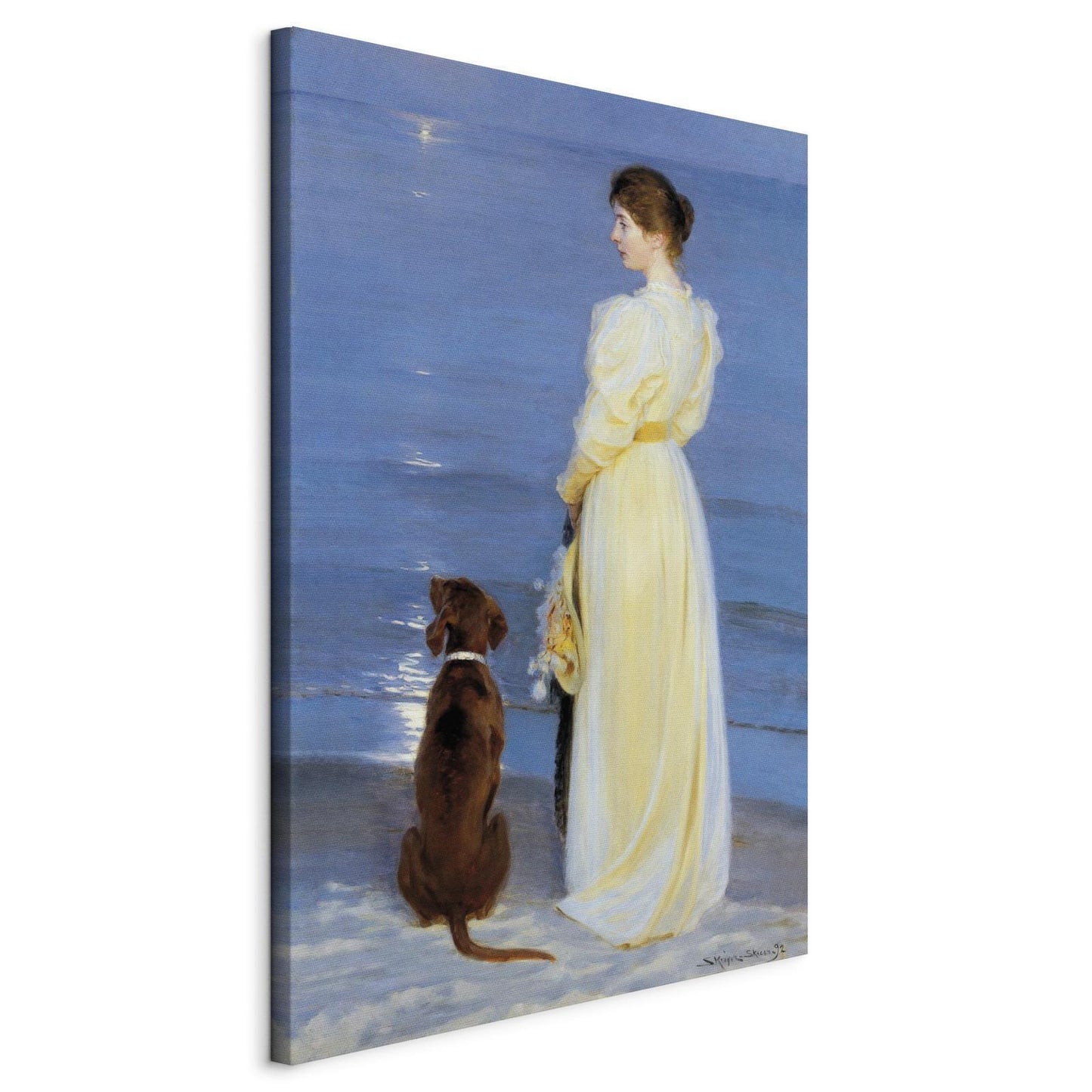 Leinwandbild - Summer Evening in Skagen Artgeist