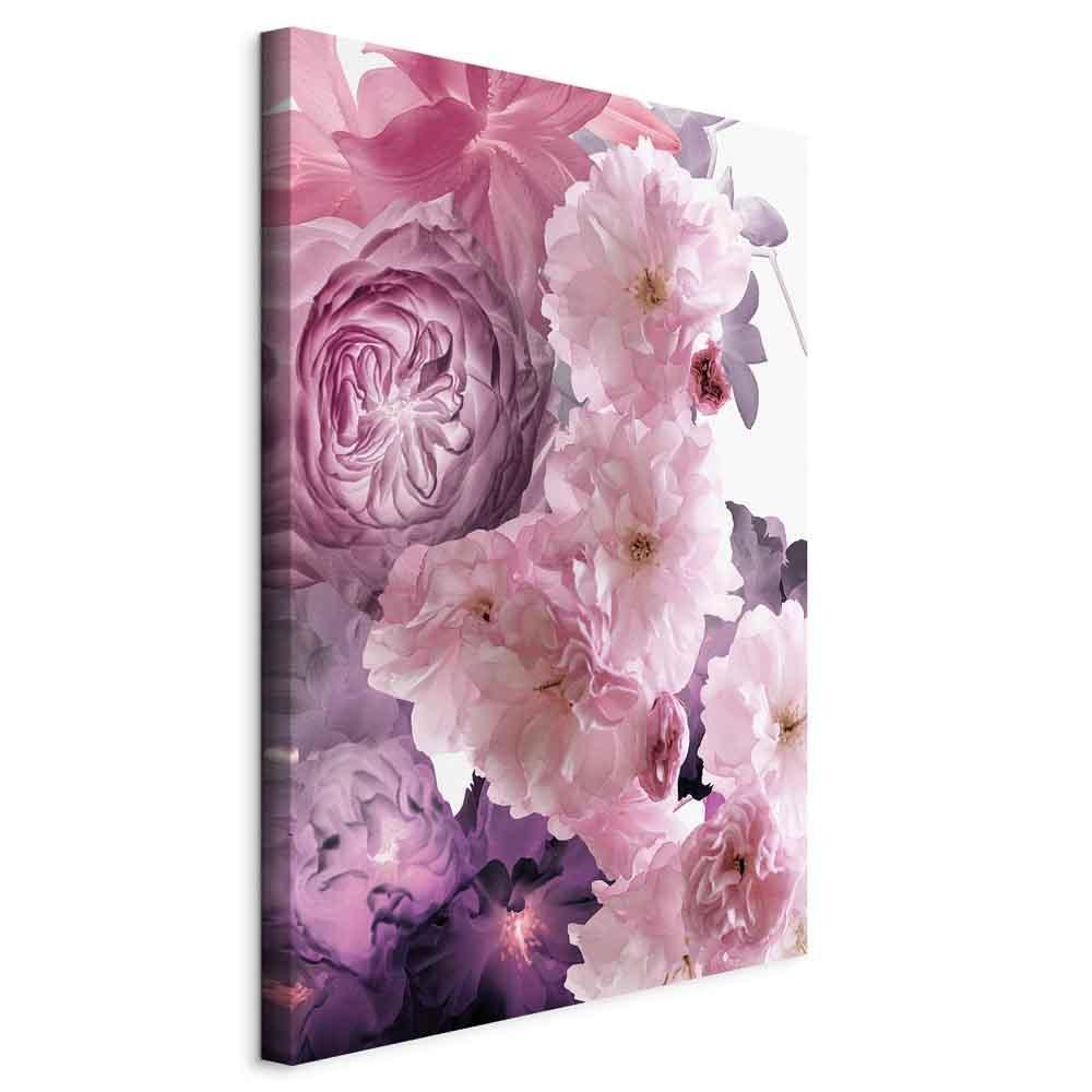 Leinwandbild - Garden of Floral Scents (1-part) - Nature in Shades of Pink