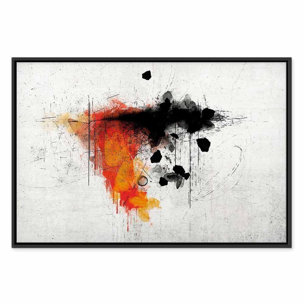 Leinwandbild - Expression of Red (1 Part) Wide