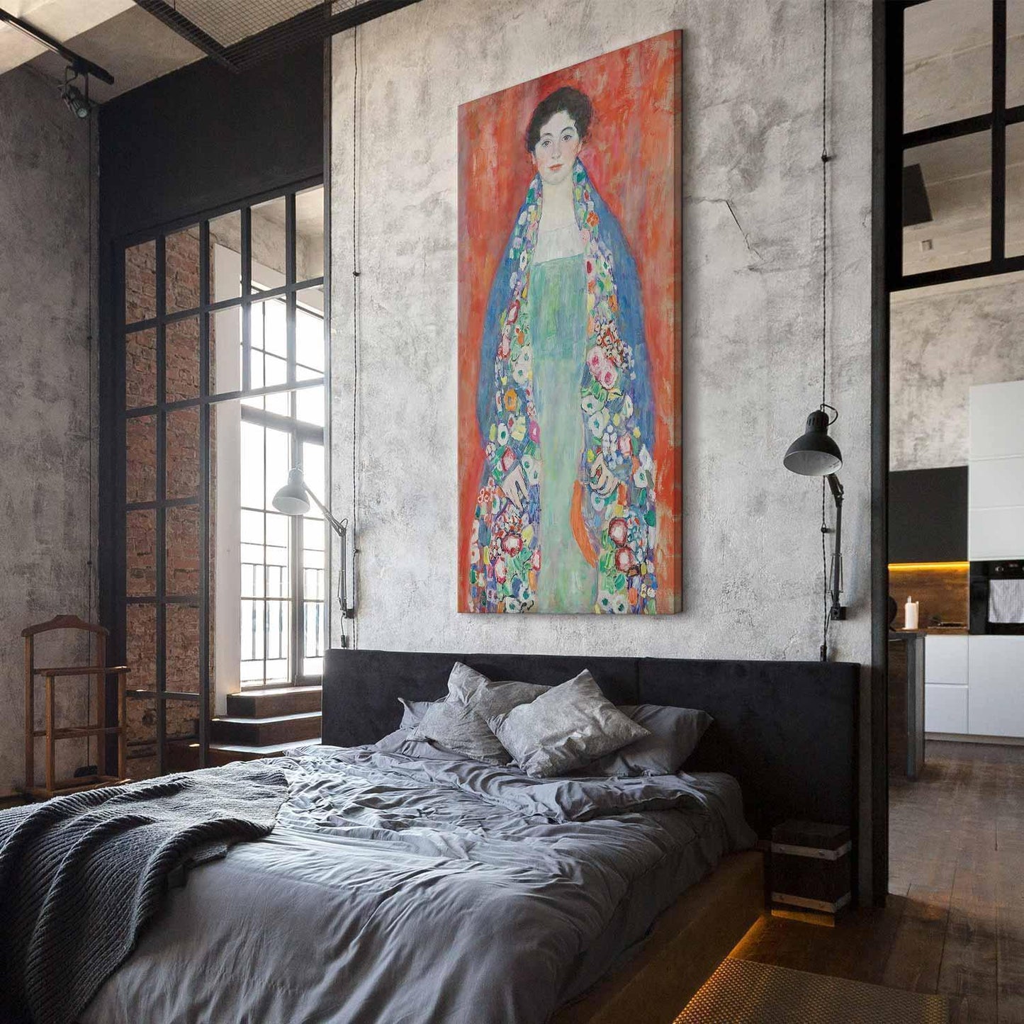 Wandbild XXL - Gustav Klimt – Portrait of Fräulein Lieser