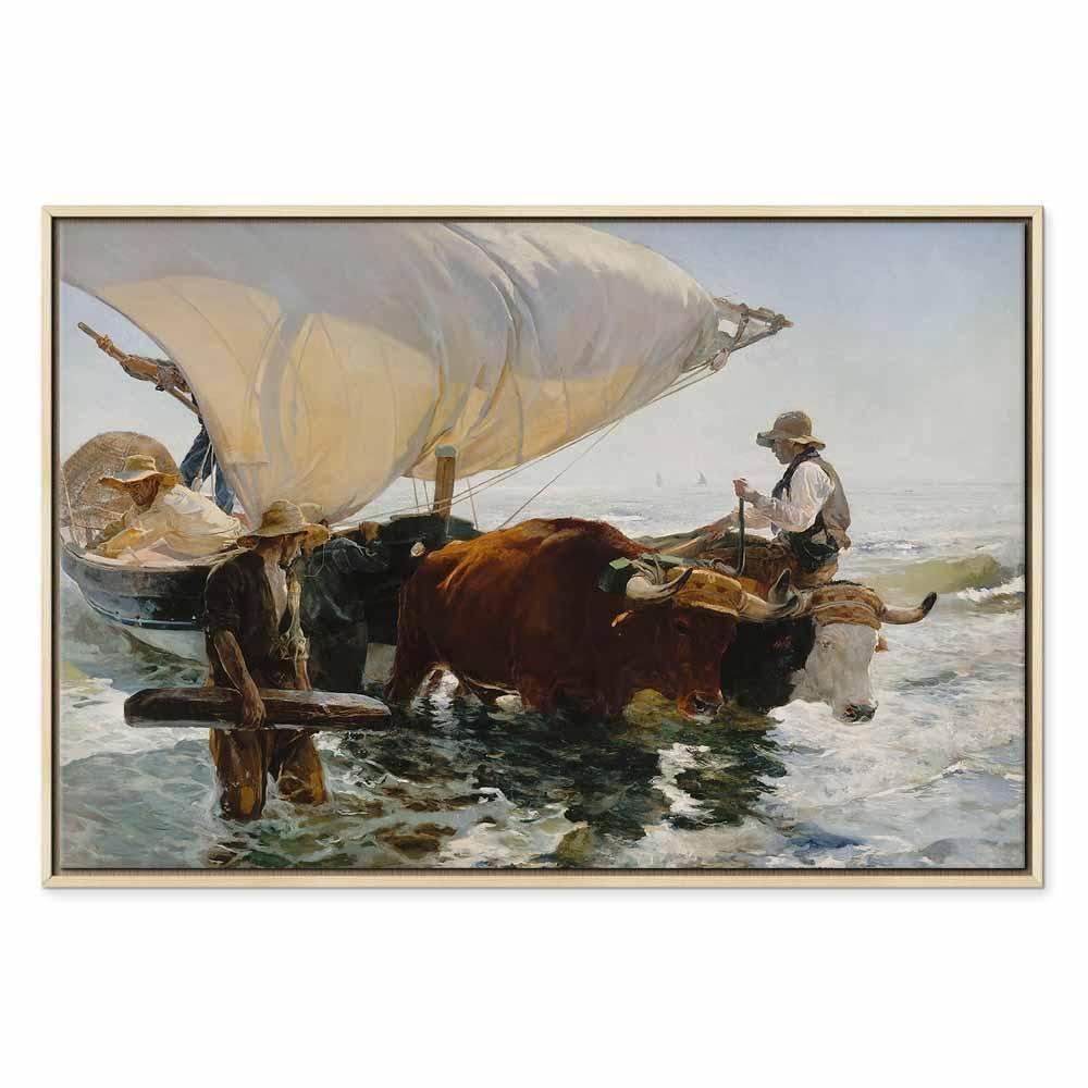 Leinwandbild - Joaquín Sorolla y Bastida – The Return from Fishing
