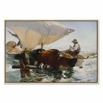 Leinwandbild - Joaquín Sorolla y Bastida – The Return from Fishing