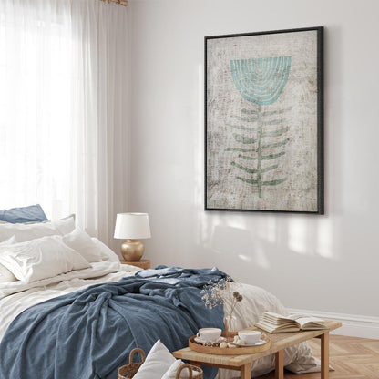 Leinwandbild - Blue Lily (1 Part) Vertical