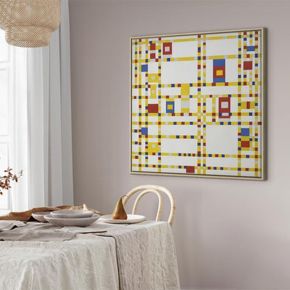 Leinwandbild - Piet Mondrian – Broadway Boogie Woogie