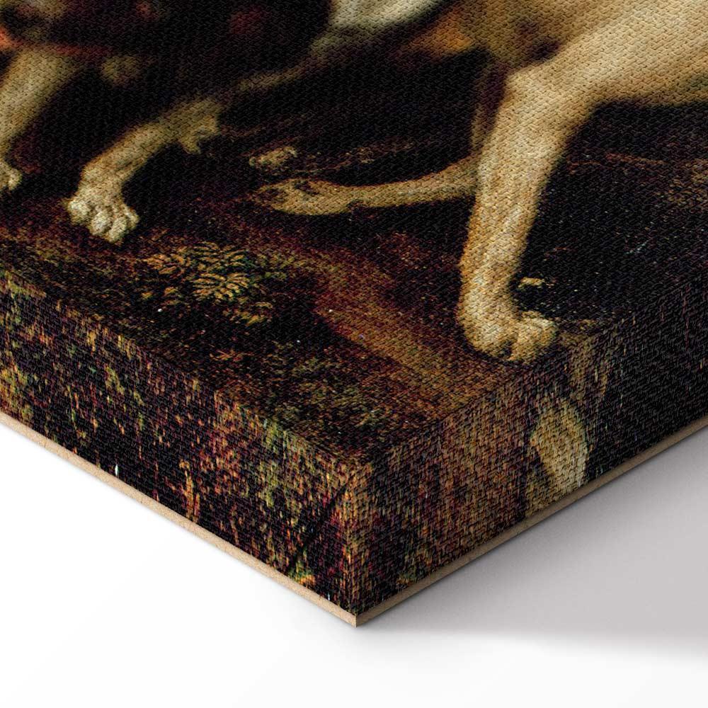 Leinwandbild - Titian – Venus and Adonis